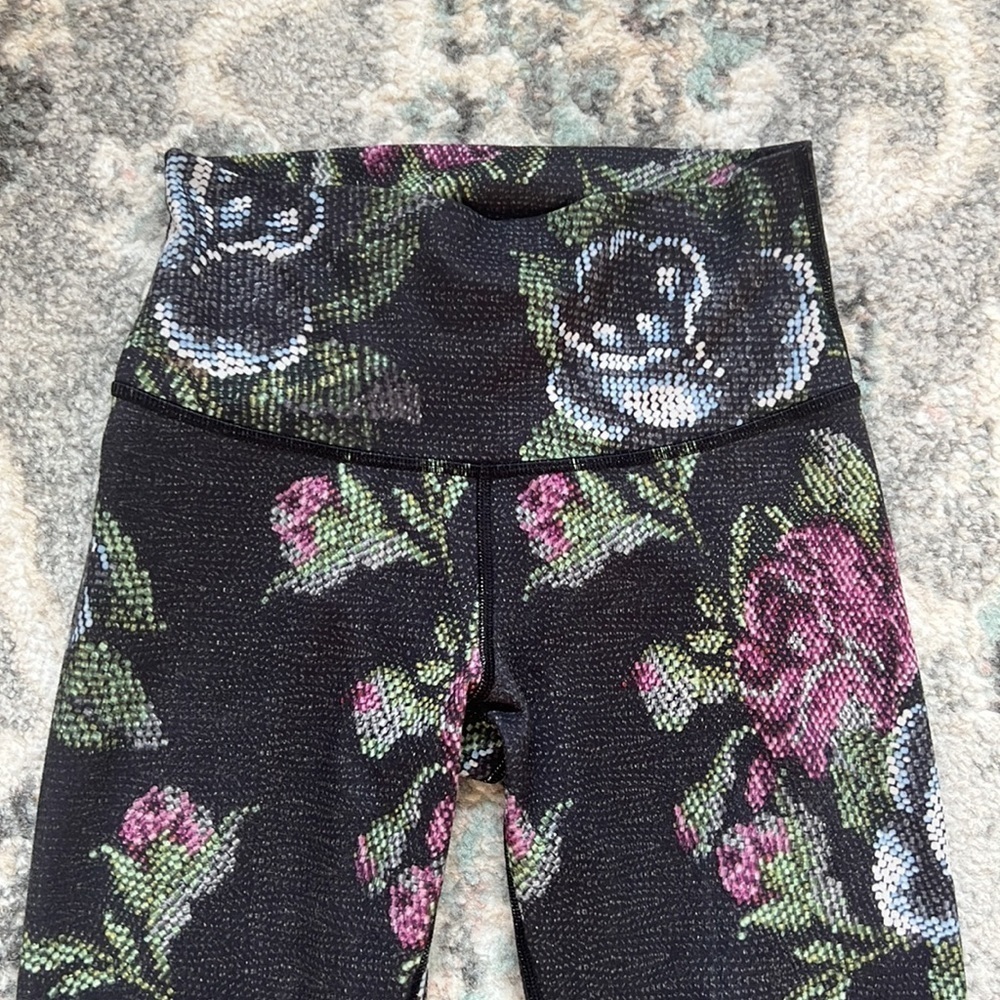 Lululemon Wunder Under Garden Party Floral Leggings - Picture 2 of 6